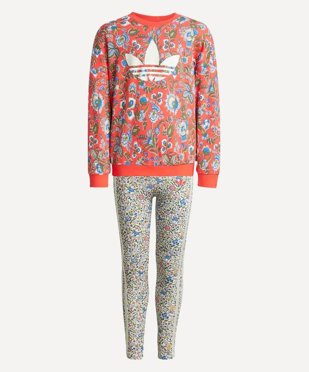 Adidas Knitwear^x Liberty London Crew Leggings Set