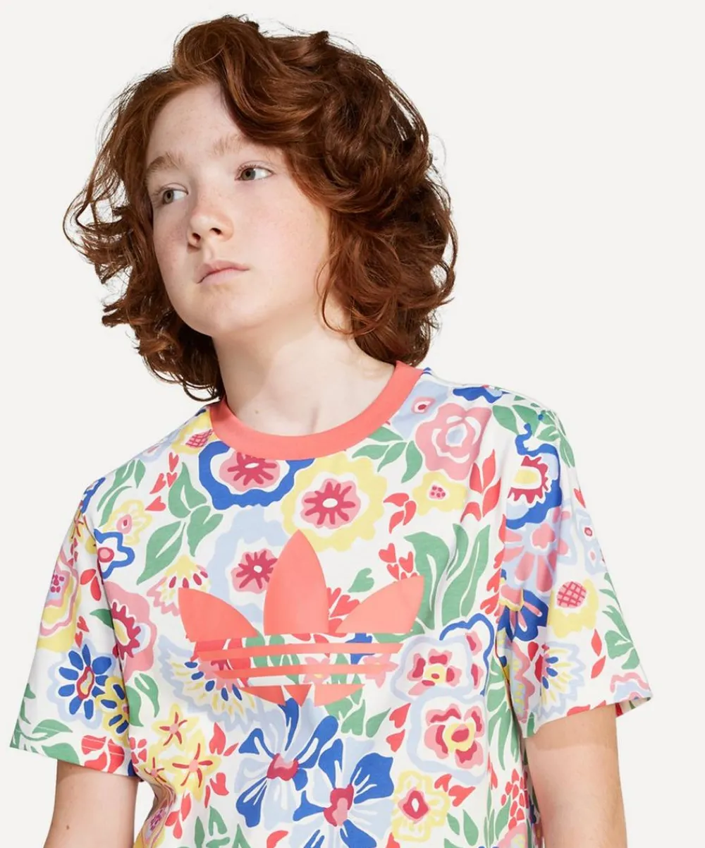 Adidas Tops^x Liberty London Kids T-Shirt