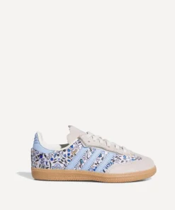 Adidas Shoes^x Liberty Samba OG Comfort Closure Elastic Lace Kids Shoes