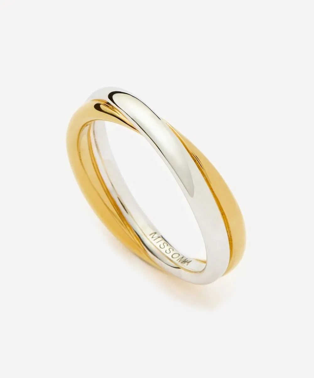 Missoma Rings^X Lucy Williams Mixed Metal Entwine Ring