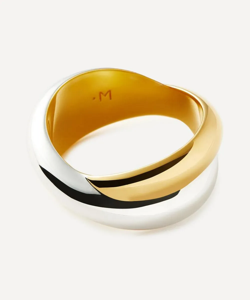 Missoma Rings^X Lucy Williams Mixed Metal Chunky Entwine Ring