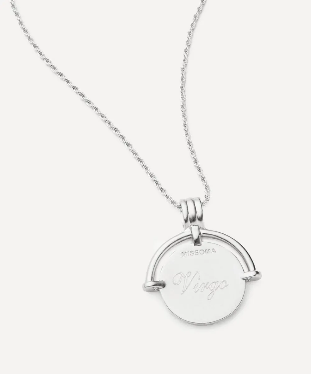 Missoma Necklaces^X Lucy Williams Silver-Plated Engravable Roman Arc Coin Pendant Necklace