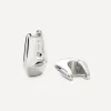 Missoma Earrings^X Lucy Williams Sterling Silver Arco Small Hoop Earrings