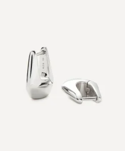 Missoma Earrings^X Lucy Williams Sterling Silver Arco Small Hoop Earrings