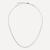 Missoma Necklaces^X Lucy Williams Sterling Silver Short Square Snake Chain Necklace