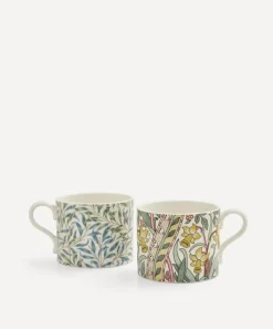 Spode Mugs^x Morris and Co. Daffodil Mugs Set of 2