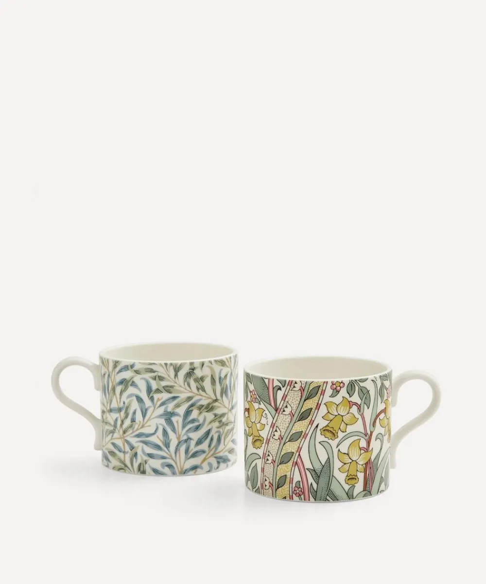 Spode Mugs^x Morris and Co. Daffodil Mugs Set of 2