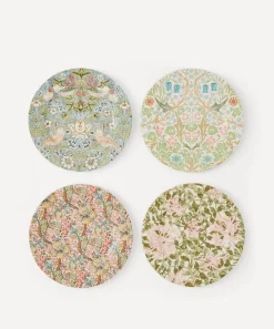 Spode Tableware^x Morris and Co. Desert Plates of 4