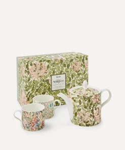 Spode Mugs^x Morris and Co. Teapot and Mug Set