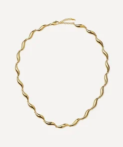 Missoma Necklaces^X Savi 18ct Gold-Plated Signature Link Chain Necklace