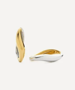 Missoma Earrings^X Savi Mixed Metal Signature Small Hoop Earrings
