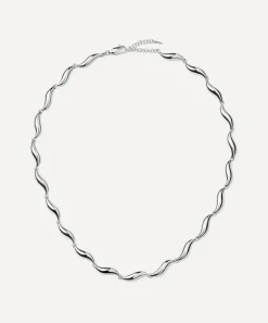 Missoma Necklaces^X Savi Rhodium-Plated Signature Link Chain Necklace