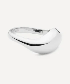 Missoma Rings^X Savi Rhodium-Plated Signature Stacking Ring