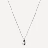 Missoma Necklaces^X Savi Sterling Silver Sculptural Droplet Pendant Necklace