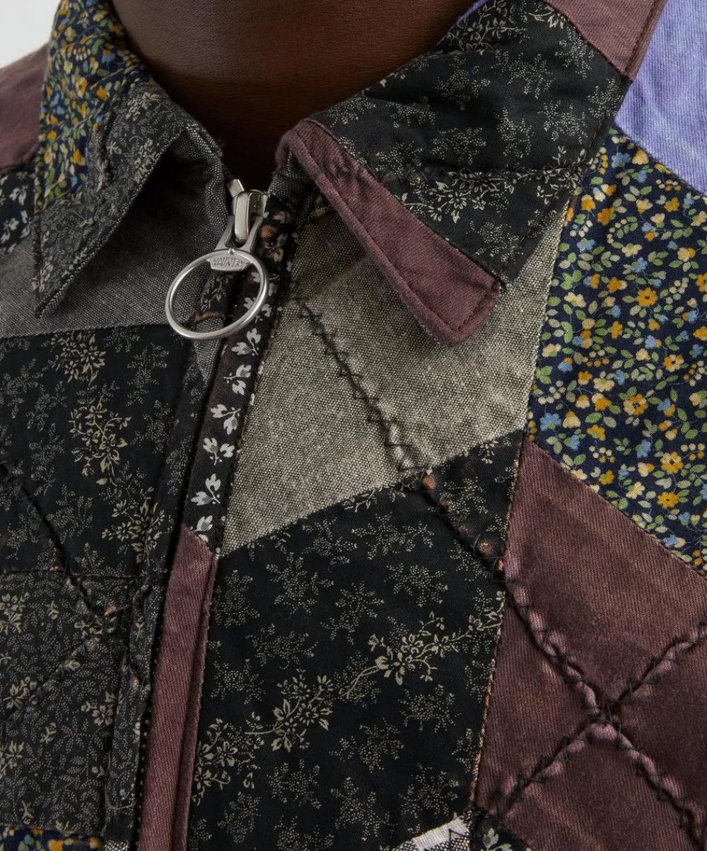 Kapital Coats & Jackets^Yabane Quilt Patchwork Drizzler Parka