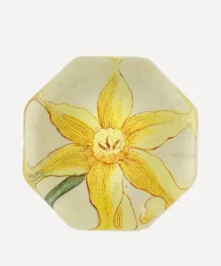 John Derian Stationery And Games^Yellow Narcissus Octagonal Charm