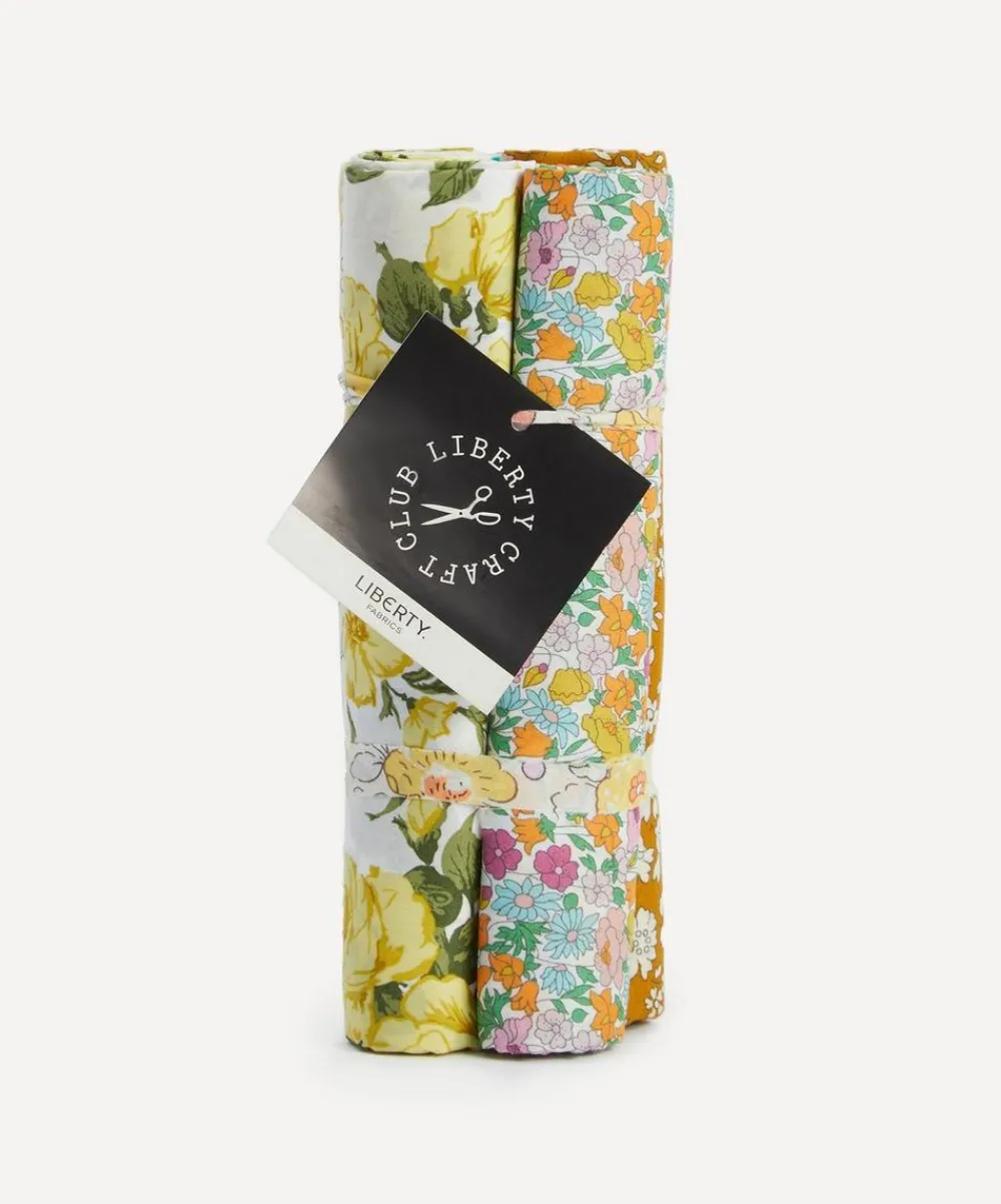 Liberty Fabrics Tana Lawn™ Cotton^Yellow Tana Lawn™ Cotton Fabric Bundle Two Metres