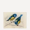 John Derian Stationery And Games^Yellow-Breasted Blue Tit Rectangular Tray