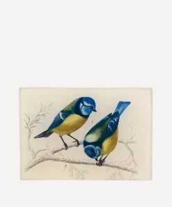 John Derian Stationery And Games^Yellow-Breasted Blue Tit Rectangular Tray