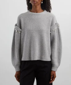 AKYN Knitwear^Yuki Grey Marl Jumper