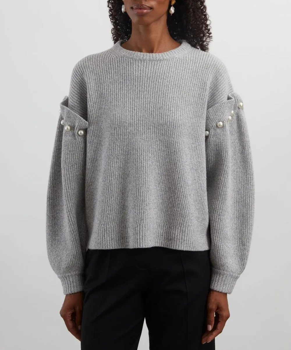 AKYN Knitwear^Yuki Grey Marl Jumper