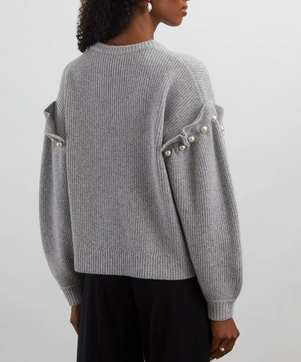 AKYN Knitwear^Yuki Grey Marl Jumper