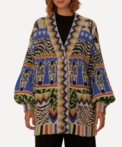 FARM Rio Knitwear^Zebra Ainika Cardigan