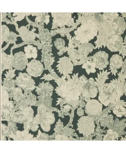 Liberty Interiors Furnishing Fabrics^Zennor Arbour Ladbroke Linen in Jade
