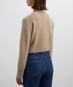 Loulou Studio Knitwear^Zephir Cropped Cashmere Cardigan