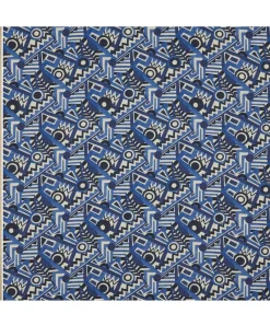 Liberty Interiors Furnishing Fabrics^Zig Zag Linen in Aviator