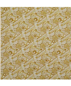 Liberty Interiors Furnishing Fabrics^Zig Zag Linen in Sahara
