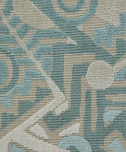 Liberty Interiors Furnishing Fabrics^Zig Zag Velvet in Innocent