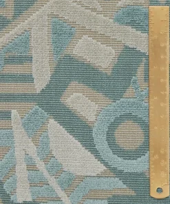 Liberty Interiors Furnishing Fabrics^Zig Zag Velvet in Innocent