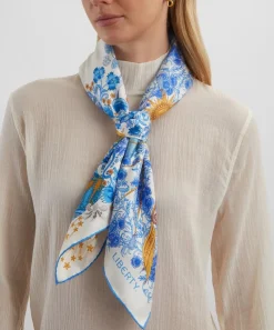 Liberty Scarves^Zodiac 90X90 Silk Scarf
