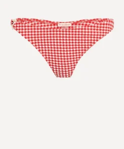 Fruity Booty Swimwear^Zoe Red Gingham Bikini Bottoms